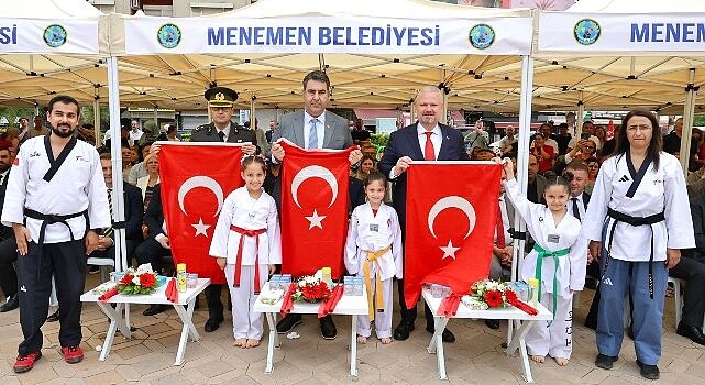 19 Mayıs Atatürk’ü Anma, Gençlik ve Spor Bayramı, Menemen’de tören ve etkinliklerle kutlandı