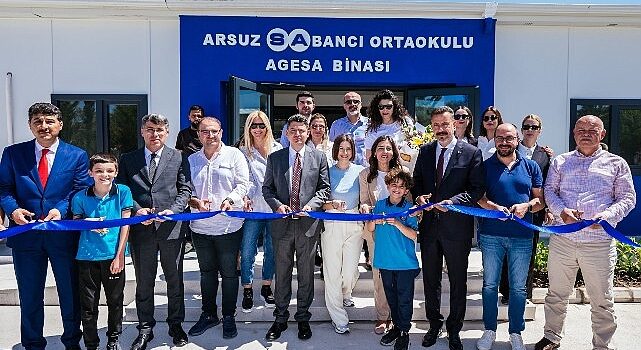 Arsuz Sabancı Ortaokulu AgeSA Binası Hatay’a Kazandırıldı