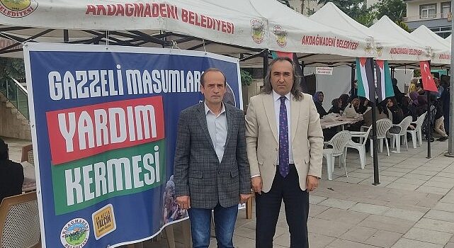 Başkan Aydoğmuş, Filistin’e Destek Kermesine destek verdi