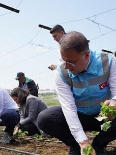 Beylikdüzü Belediyesi tarafından hayata geçirilen ve kent tarımına büyük katkı sunan Yaşam Bahçesi’nde yaz mevsiminin ilk fideleri dikildi