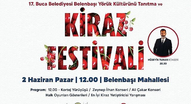 Buca’da Kiraz Festivali’ne geri sayım başladı