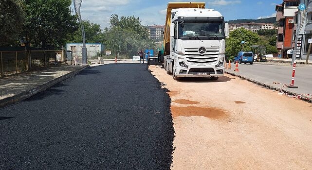 Derince Ertuğrul Gazi Bulvarına üstyapı