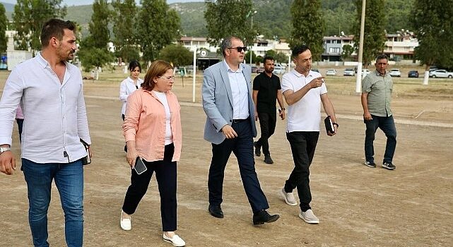 Didim Belediye Başkanı Hatice Gençay, Akbük Mahallesi’nde incelemelerde bulundu