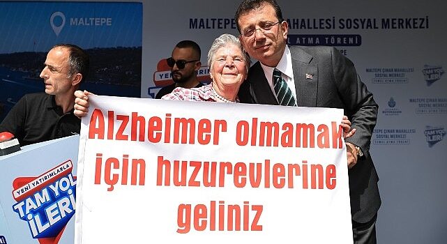 Ekrem İmamoğlu, ‘Maltepe Çınar Mahallesi Sosyal Merkezi’nin temelini attı