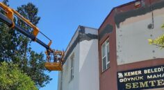 Göynük Mahallesi Semt Evi’nde onarım çalışmaları