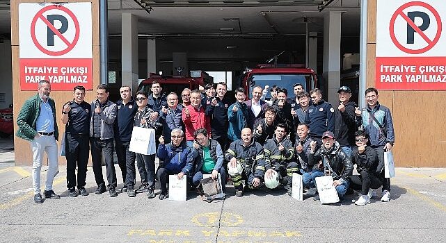 Güney Kore’nin Changwon şehrinin itfaiye teşkilatından oluşan bir heyet Nevşehir Belediyesi İtfaiye Müdürlüğü’nü ziyaret ederek incelemelerde bulundu