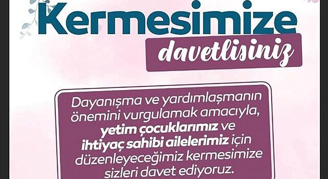 İnegöl Belediyesi Umuteli Yetim Çocuklar Ve İhtiyaç Sahipleri İçin Kermes Düzenleyecek