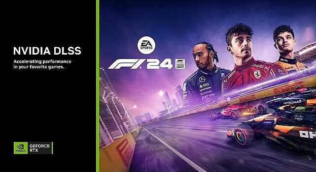 Işın izleme ve NVIDIA Reflex özellikli EA SPORTS™ F1® 24’te NVIDIA DLSS 3 ile süper hızlara çıkın