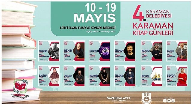 Karaman Belediyesi’nin geleneksel hale getirdiği Kitap Günleri, 10-19 Mayıs tarihlerinde yapılacak