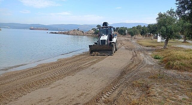 Milas Belediyesi yaz döneminin gelmesiyle sahil mahallelerimizde gerçekleştirdiği çalışmalarla alanları sezona hazırlıyor