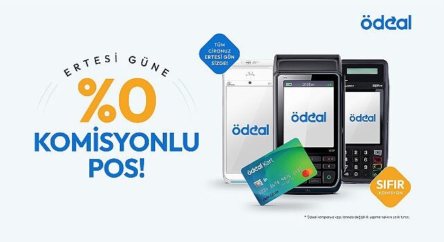 Ödeal’dan Esnafa Müjde: Ertesi Güne %0 Komisyonlu POS