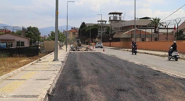 Ödemiş merkezde asfalt yama çalışmaları