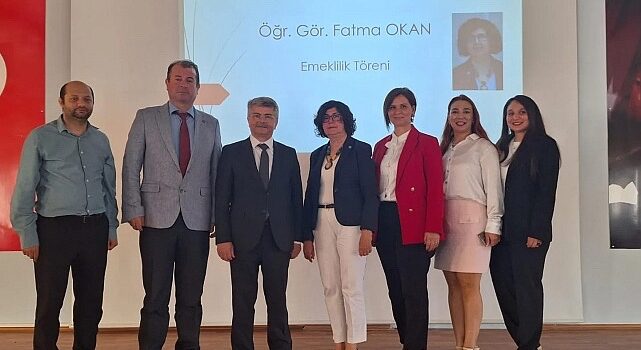 Ödemiş Sağlık Bilimleri Fakültesinde Öğr. Gör. Okan için törenle töreni yapıldı