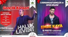 Osmangazi’de 3 gün sürecek 19 Mayıs Coşkusu Haluk Levent ve Emre Kaya ile Kutlanacak