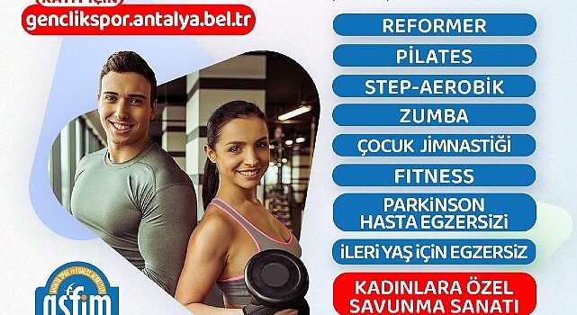 Antalya Büyükşehir ile 7’den 70’e herkes sporla buluşacak