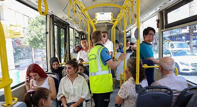 Antalya Büyükşehir’den halk otobüslerine klima denetimi