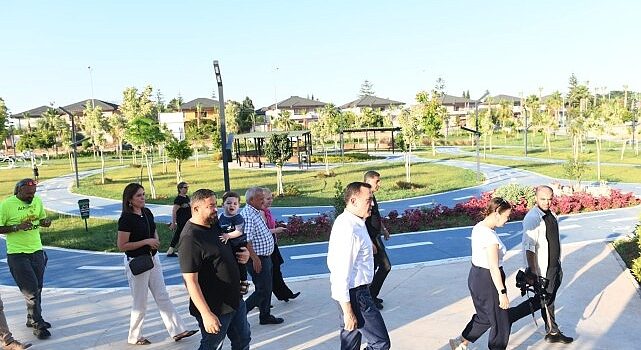 Başkan Özyiğit, Yenişehir Belediyesi Bisiklet Eğitim Parkı’nı gezdi