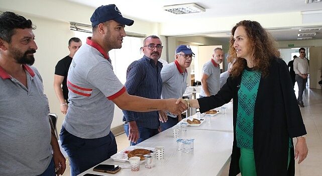 Başkan Ünsal’dan temizlik işçileriyle birlik buluşması