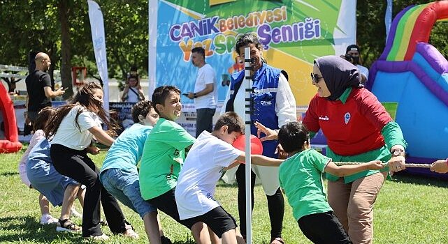 Canik’te Çocuklar Sporla Buluştu