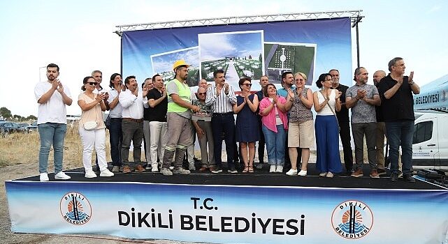 Dikili’de Düğün Salonu Temeli Atıldı