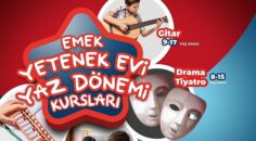 Emek Yetenek Evi’nde yaz dönemi kursları başlıyor