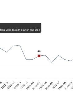 Tüik: Hizmet üretim endeksi yıllık %2,3 arttı