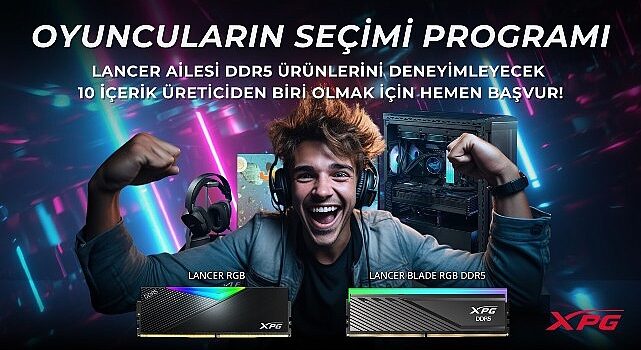 XPG, İçerik Üreticilerini LANCER RGB DDR5 Bellek Modülünü Deneyimlemeye Davet Ediyor