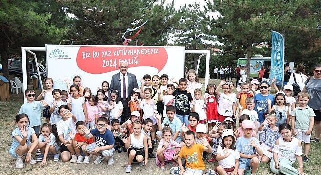 300 çocuk ‘Biz Bu Yaz Kütüphanedeyiz’ etkinliğinde buluştu