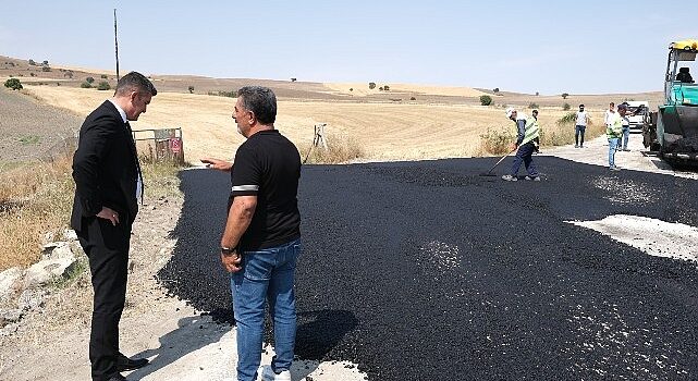 Başdeğirmen Yolu Asfaltlanıyor