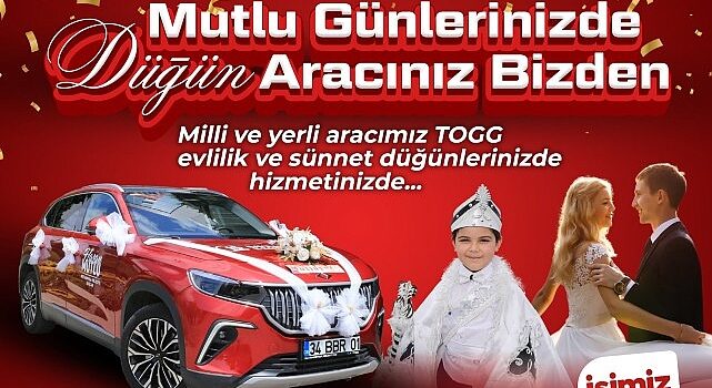 Bayrampaşalı kızlar TOGG ile gelin oluyor