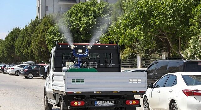 Buca’da ilaçlama son hızla devam ediyor