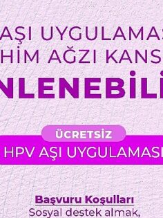 Büyükşehir Ücretsiz HPV Aşı Uygulaması Çalışmalarına Başladı