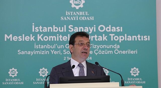 Ekrem İmamoğlu, ‘İstanbul Sanayi Odası Meslek Komiteleri Ortak Toplantısı’nda konuştu