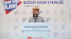 Ekrem İmamoğlu, İstanbul’un iklim ve toprak şartlarına uyumlu yerli buğdayların deneme hasadını, Silivrili çiftçi Ercan Tarladaçalışır ile birlikte yaptı