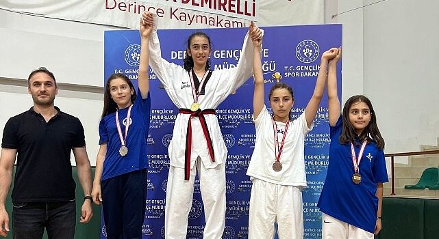 Gölcük Belediyesporlu 3 Taekwondo sporcusu, Kocaeli’de düzenlenen müsabakalarda şampiyon olarak Türkiye Şampiyonasına katılmaya hak kazandılar