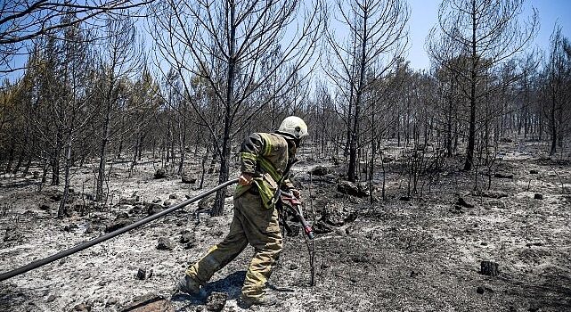 İzmir İtfaiyesi orman yangınlarına karşı 7 gün 24 saat nöbette