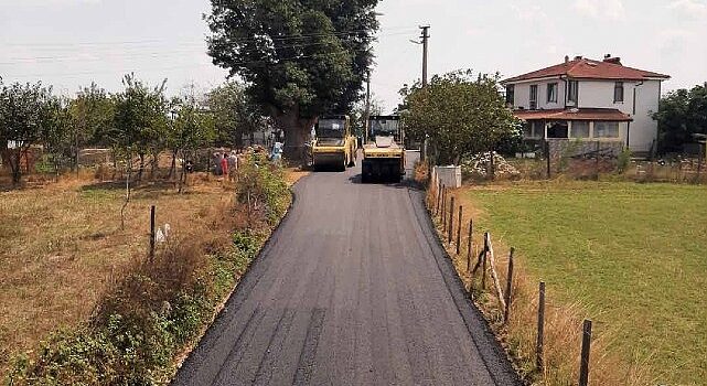 İzmit Yenice köy yolu sil baştan yenileniyor