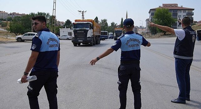 Keçiören’de Hafriyat Kamyonlarına Yönelik Denetim