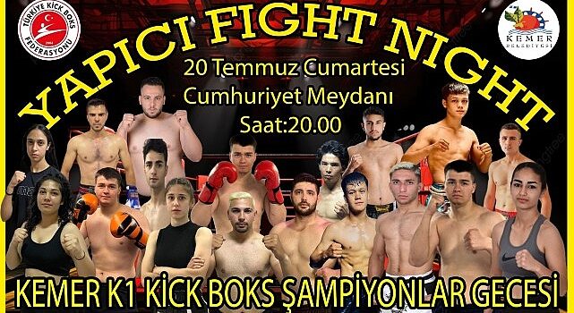 Kemer’de Kick Boks heyecanı