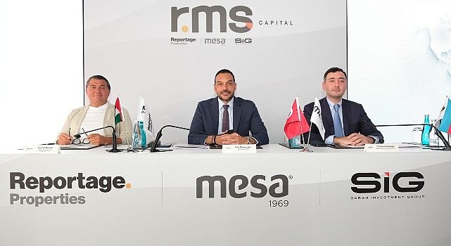 MESA Holding, Reportage Properties ve Sabah Investment Group gayrimenkulde yeni ve güçlü iş birliğine imza attı.