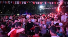 Milli heyecan Bornova’da bir başka yaşanıyor