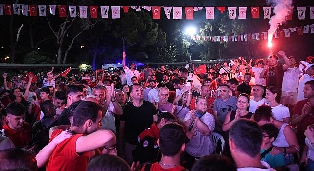 Milli heyecan Bornova’da bir başka yaşanıyor