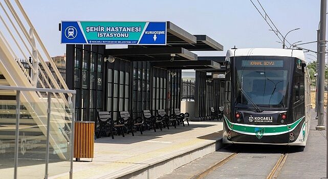 Şehir Hastanesine 15 dakikada bir tramvay