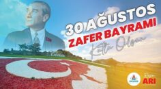 Başkan Rasim Arı’dan 30 Ağustos Mesajı