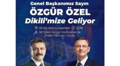 Dikili Festivali Özgür Özel’in açılışıyla başlıyor