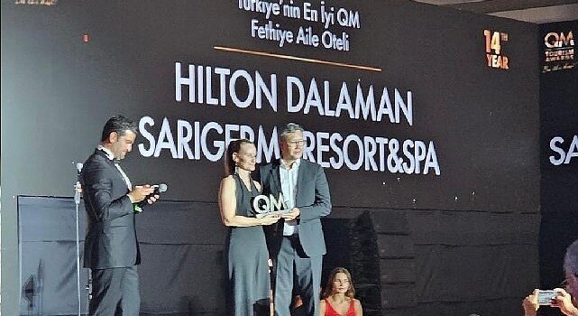 HIlton Dalaman Sarıgerme Resort & Spa, QM TourIsm Awards 2023’te En İyi FETHİYE Aile Oteli Seçildi!