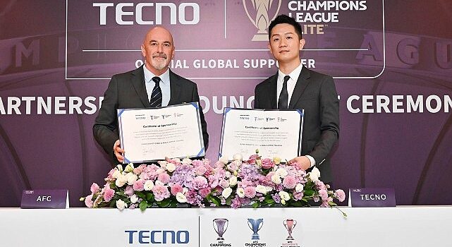 TECNO, Asya Futbol Konfederasyonu’nun Kulüp Yarışmalarının Resmi Küresel Destekçisi Olarak Asya Futbol Topluluğunun Durdurulamaz Ruhunu Destekliyor