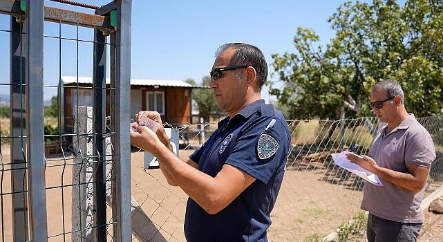 Torbalı Belediyesi, tarımı talan eden “Hobi bahçelerini” mühürledi