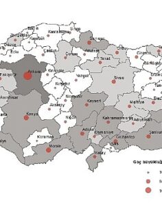 Tüik: Türkiye’de 2023 yılında 3 milyon 450 bin 953 kişi iller arasında göç etti