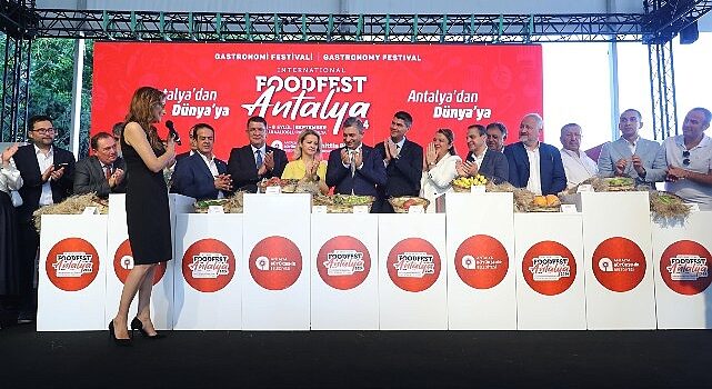 3. Uluslararası Foodfest Antalya Gastronomi Festivali başladı